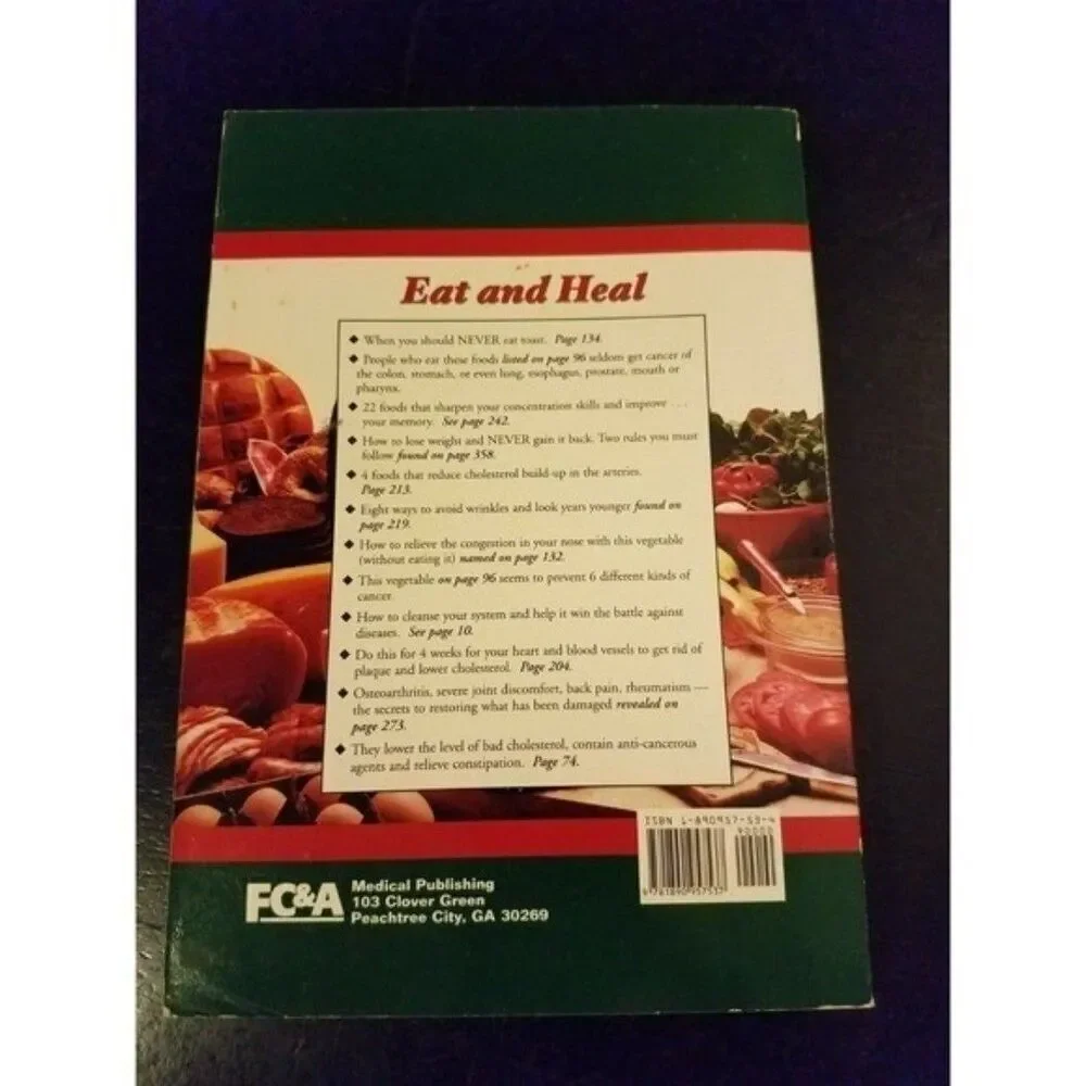 Eat and Heal Cookbook Book